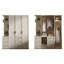 Garde-robe moderne simple de couleur unie