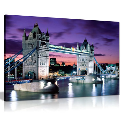 London Tower Bridge - Wrapped Canvas Print