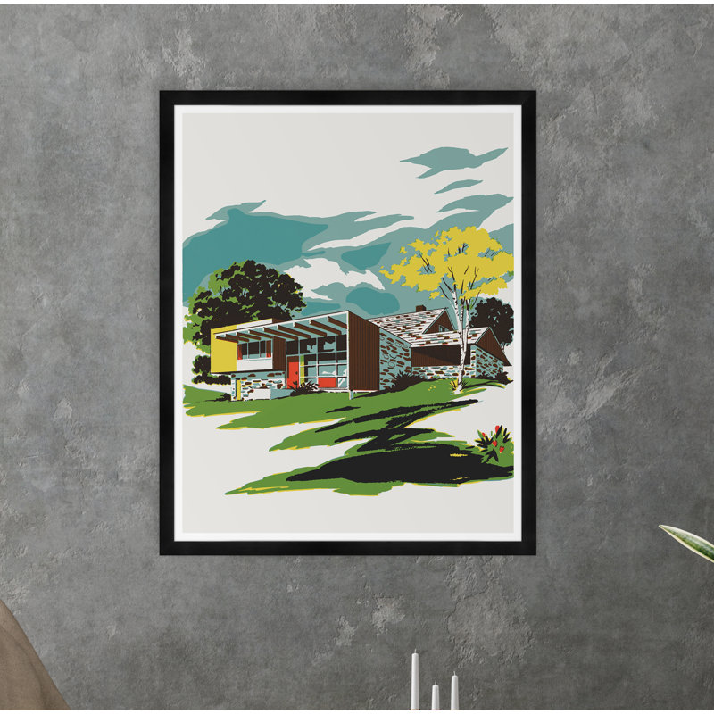 Mid Century Suburbia Print