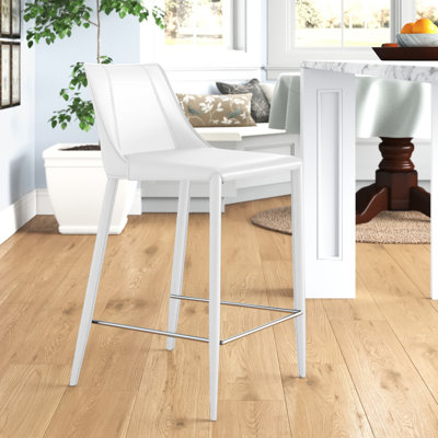 Carramar Upholstered Counter Stool with Metal Frame