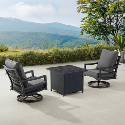 Yamilee 2 - Person Patio Conversation Set with Cushions