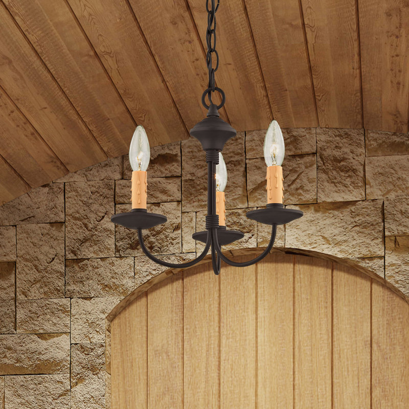 Analycia 3 - Light Dimmable Classic / Traditional Chandelier