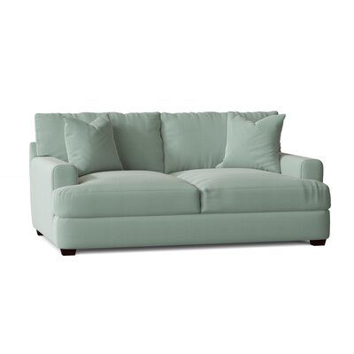 Emilio 65"" Recessed Arm Loveseat With Reversible Cushions -  Wayfair Custom Upholstery™, AC336C928A1B4913825E4764253E3AB9