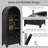 71" Tall Arched Kitchen Pantry Cabinet with 2 Large Drawers, Modern Farmhouse Storage Cabinet with Glass Doors & Adjustable Shelves-55623710