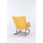 Comfortable High-Backrest Nursery Rocking Chair For Relaxation And Bonding