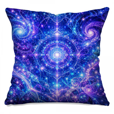 Coussins Intricate Cosmic Mandala