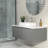 24" L x 14" W Bathroom Vessel Sink White Ceramic Bathroom Sink Rectangular Above Counter Bathroom Vanity Sink