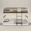 Lit superposé simple en bois massif Bustillo-876021062