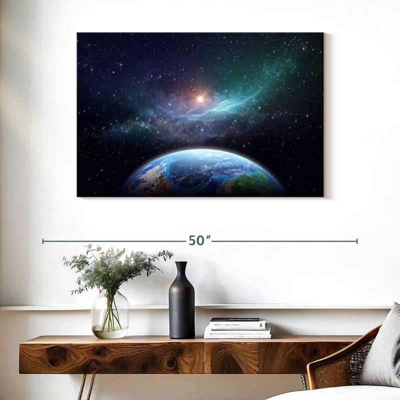 Oberle Exoplanet, 26" H x 39" W