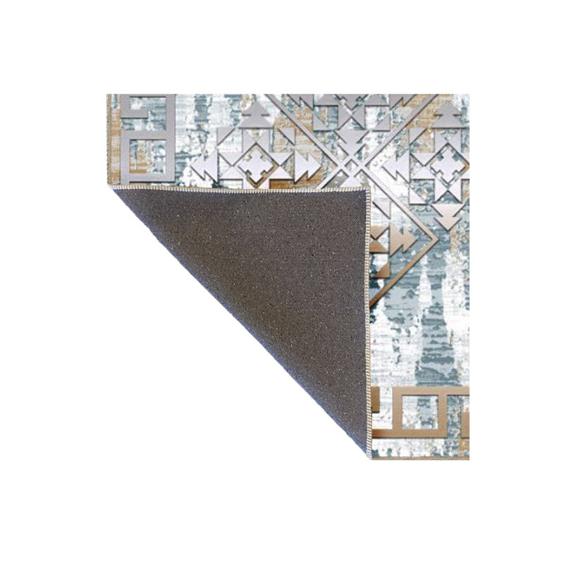 Tapis à motif géométrique abstrait moderne scandinave lavable à la machine