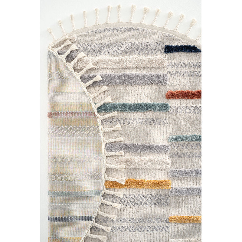 Round Adaurd Machine Made Indoor / Outdoor Area Rug, Round 2'8"