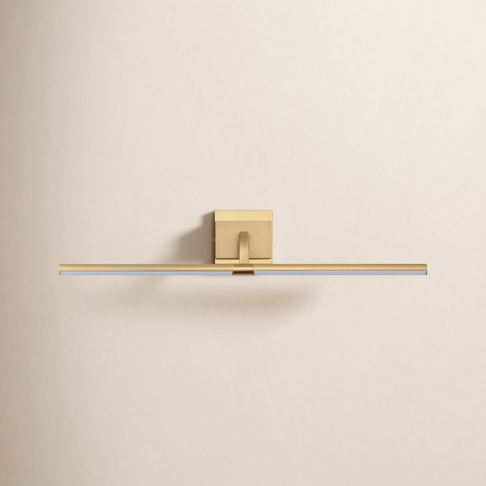 Mona Single Light Dimmable LED Armed Sconce, Gold