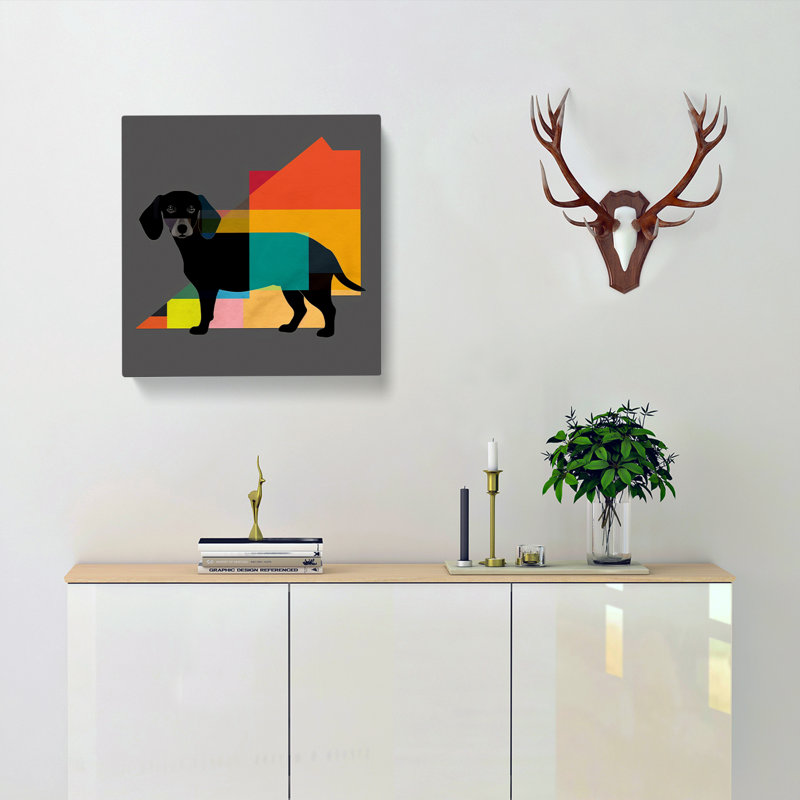 Dachsund Suprematism No.1 - No Frame Print