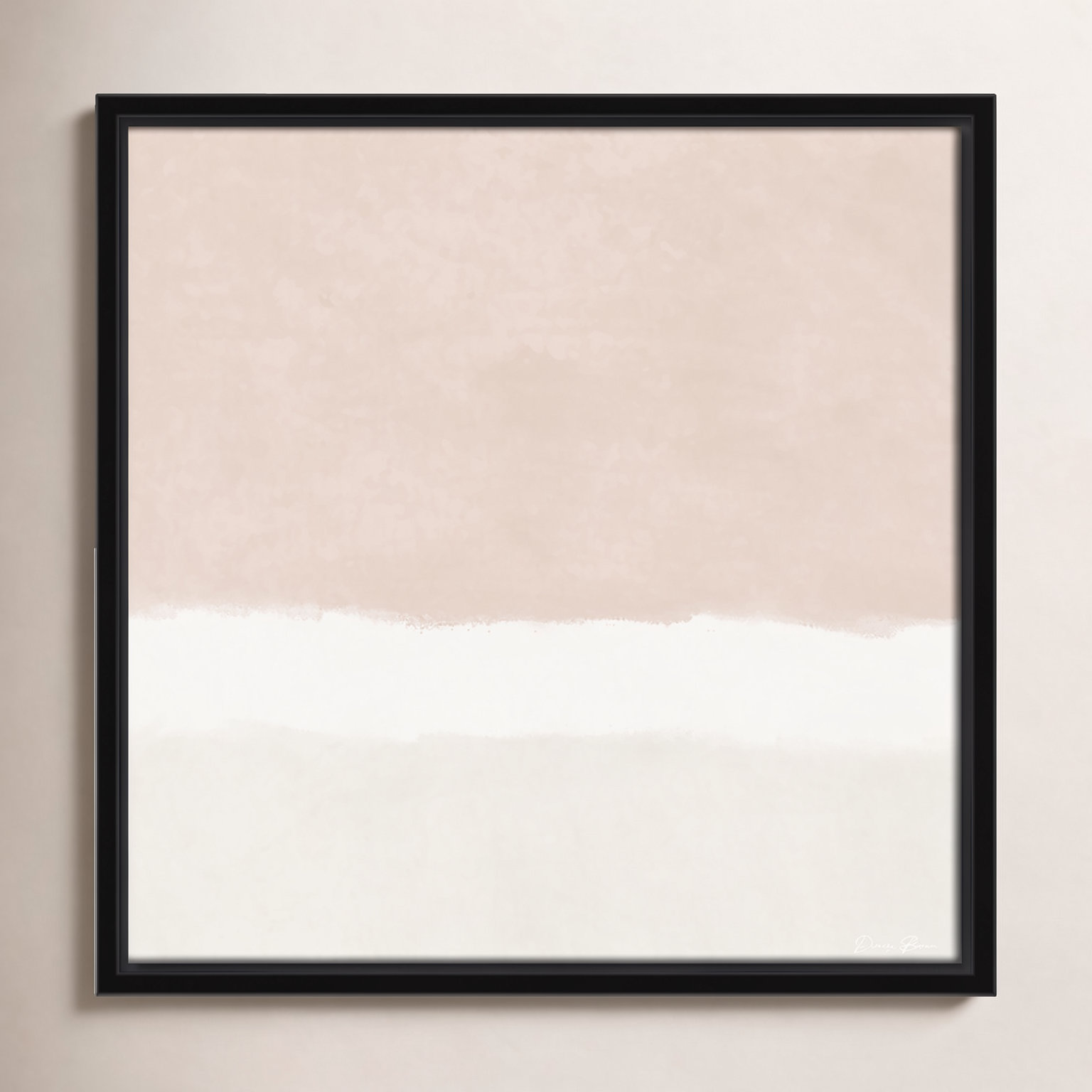 Willadeene "Slate 2" Print, 13.5" H x 13.5" W, Black Framed