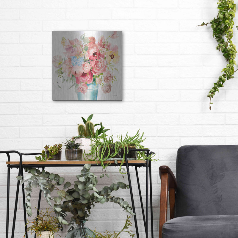 "Boho Bouquet VII" par James Wiens, "Boho Bouquet VII" par James Wiens, H 12 po x l 12 po