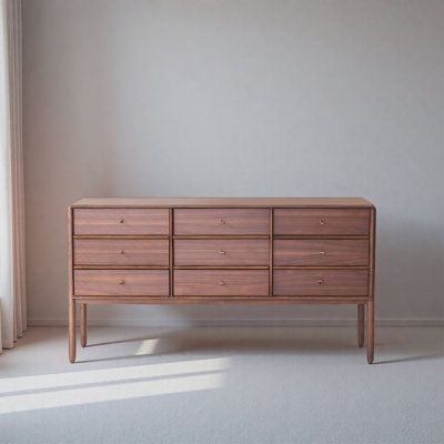 Minimalist retro luxury-style sideboard