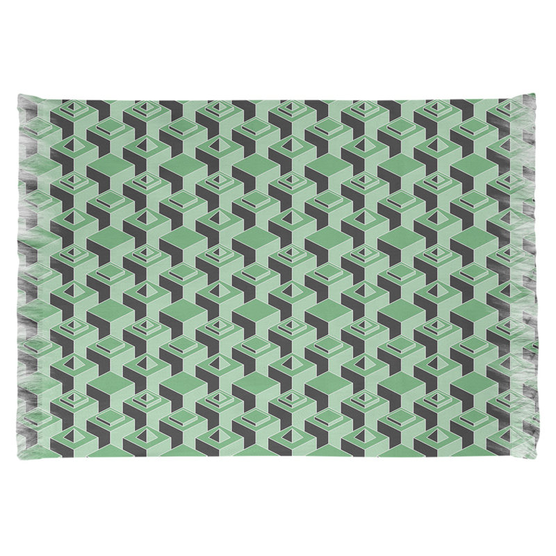 Tapis vert/noir skyscrapers, Non