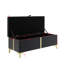 Grand lit plateforme tapissier 2 pièces avec système de rangement hydraulique-413669281