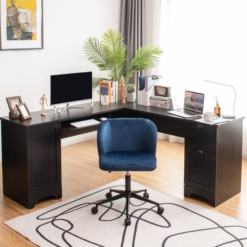 Chaise de travail, Bleu