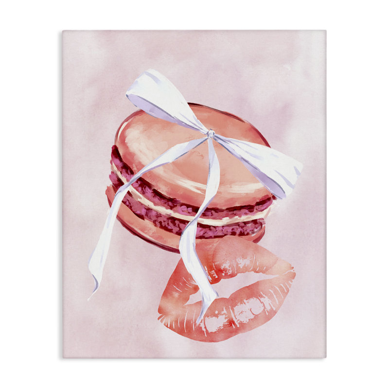 Art mural sur toile Glam Macaron Dessert par Ziwei Li, H 20 po x l 16 po