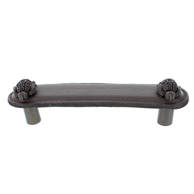 Poignée barre 4 po Pollino, Bronze huilé, 4''