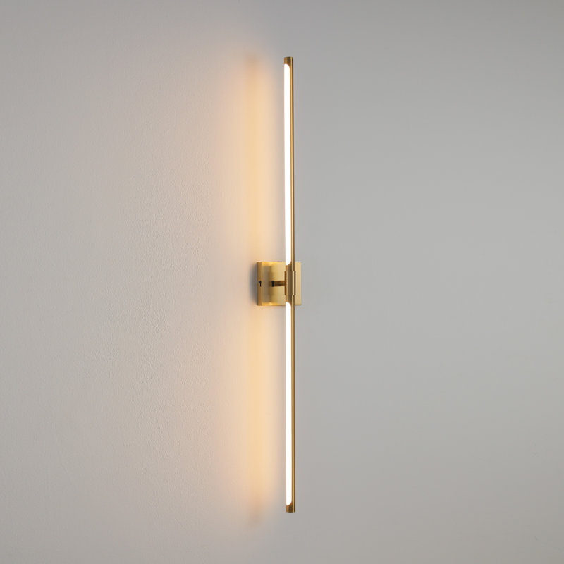Éclairage de meuble-lavabo à DEL à intensité variable de 48 pouces avec 5 ampoules à intensité variable, barre de bain réglable à 360 °