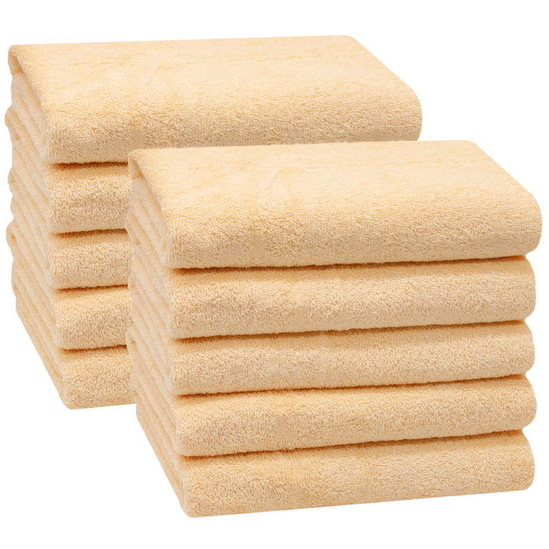 Midweight Hand Towel, Yellow