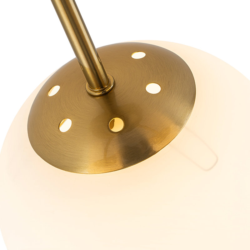 Plafonnier semi-encastré 3 lumières Spoutnik, Blanc