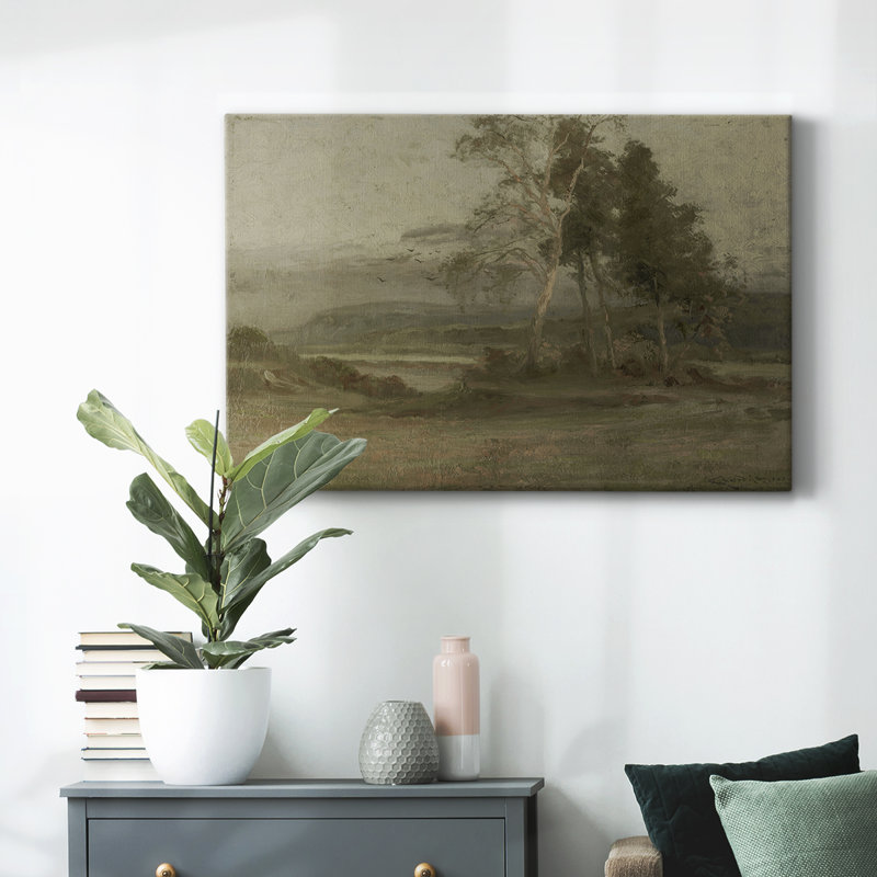 «Vintage Landscape -DCCI» sur, Toile tendue, H 9 po x l 13 po x P 1,5 po