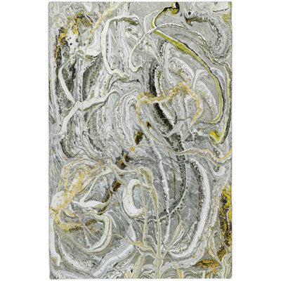 Premium Machine Washable Dream Shag ADS57 Abstract Rug
