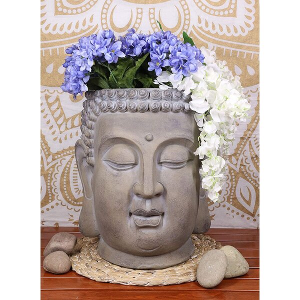 Large Buddha Head Flower Pot