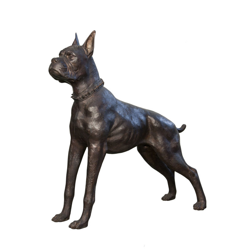 Statue boxer debout dog Centerview