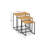 Avinash 3pc Set Nest Table