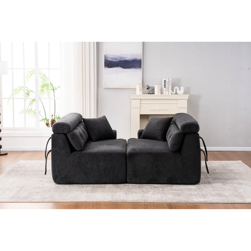 Compression avec ressorts pour des rassemblements familiaux plus relaxants, Chenille grise foncée
