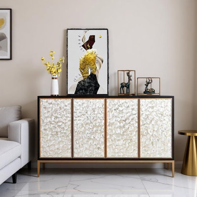Interior partition decorative side cabinet