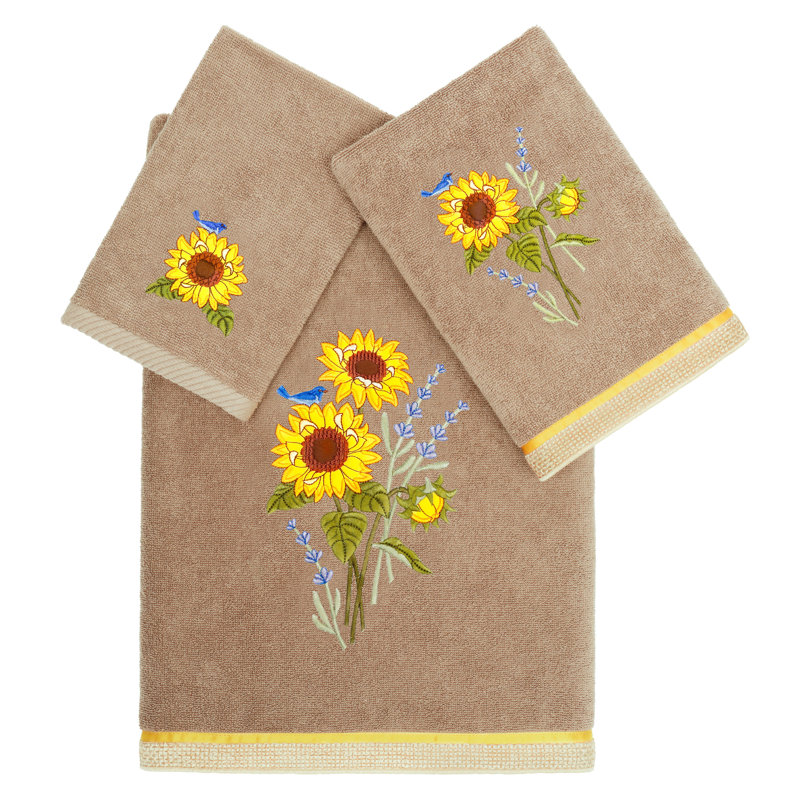  Ensemble de serviettes 3 pièces Azade, Cacao