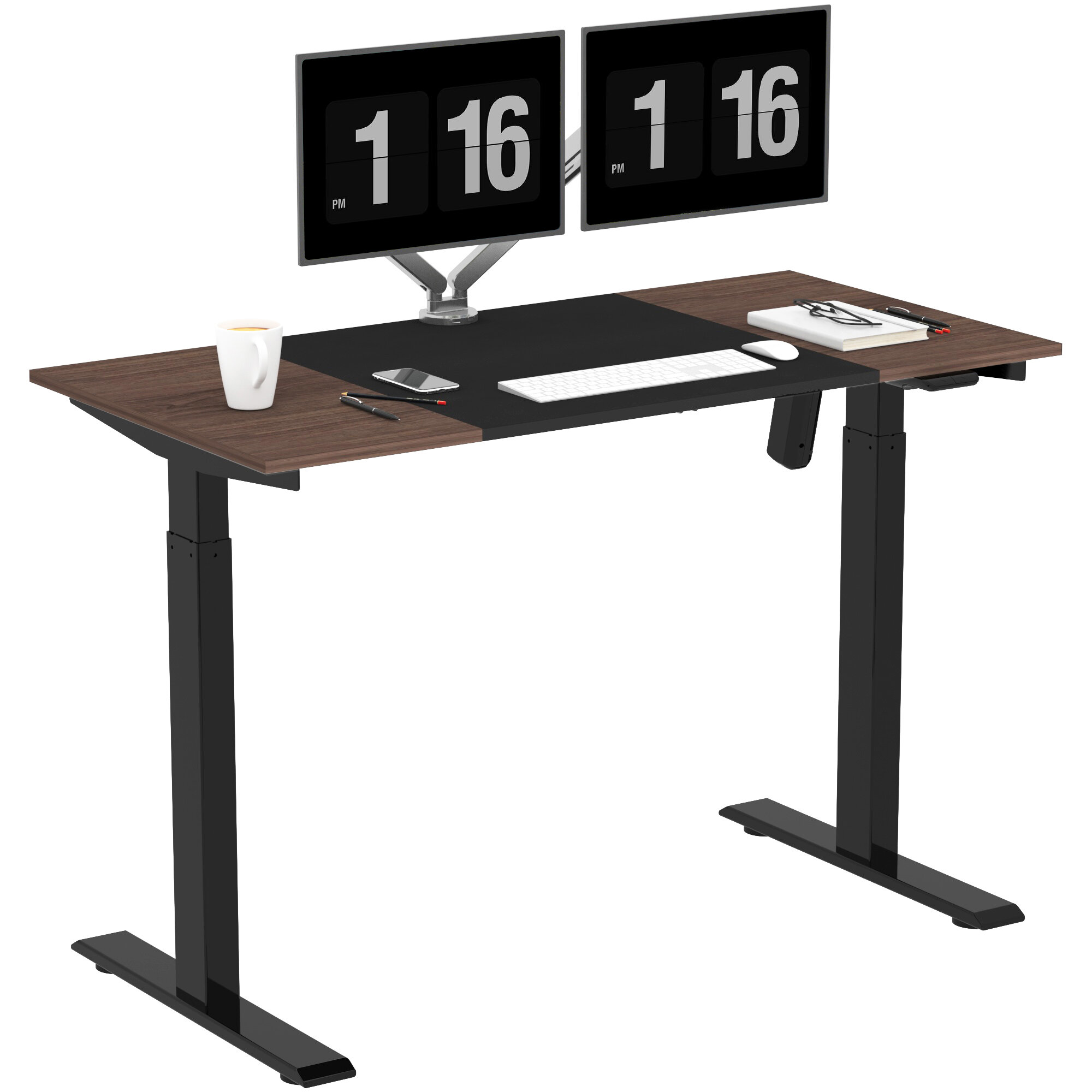 Upper Square™ Margaux 48''x 24'' Height Adjustable Standing Desk ...