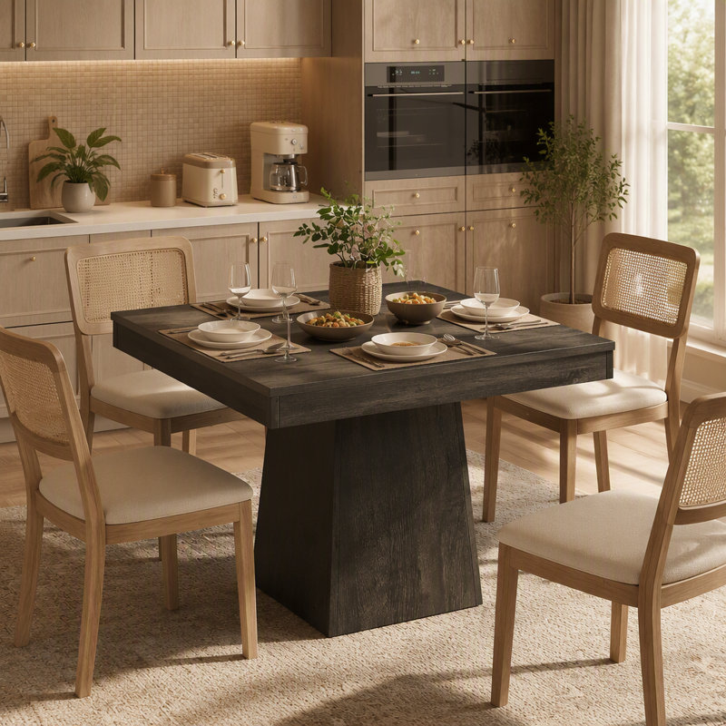 Dining Table, Black