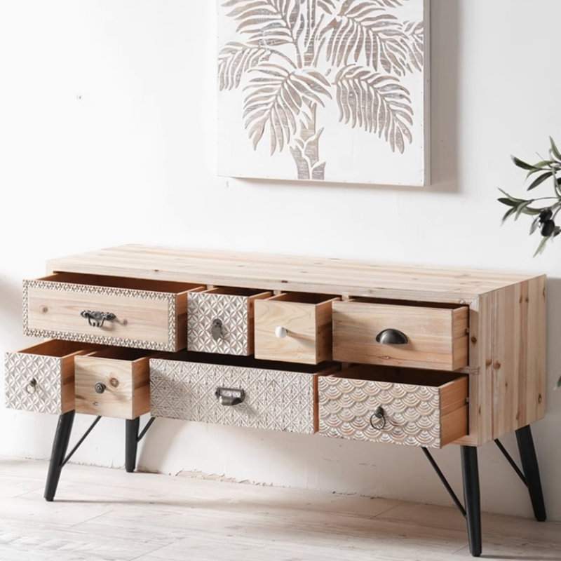 Meuble télé en bois massif