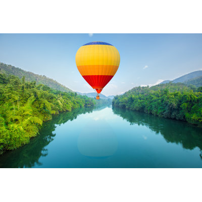 Montgolfières - photographie sur toile tendue