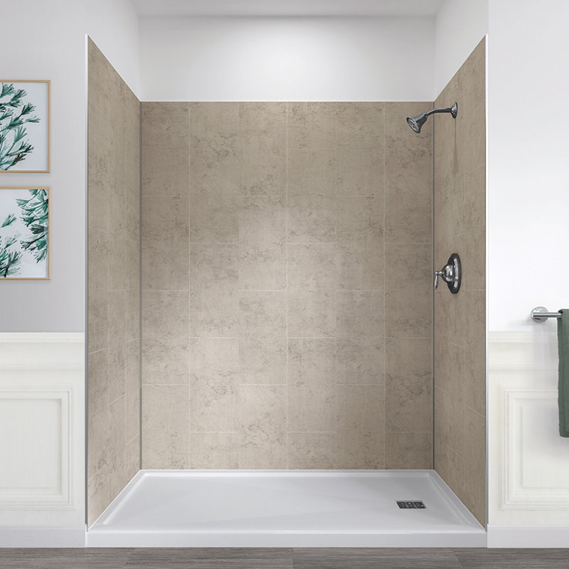 60'' W 32'' D 78'' H Composite Wall, Shale