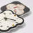 Black & Beige Retro Square Pendulum Wall Clocks