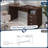 Classic Computer Desk with Multiple Drawers-482495286-409186052