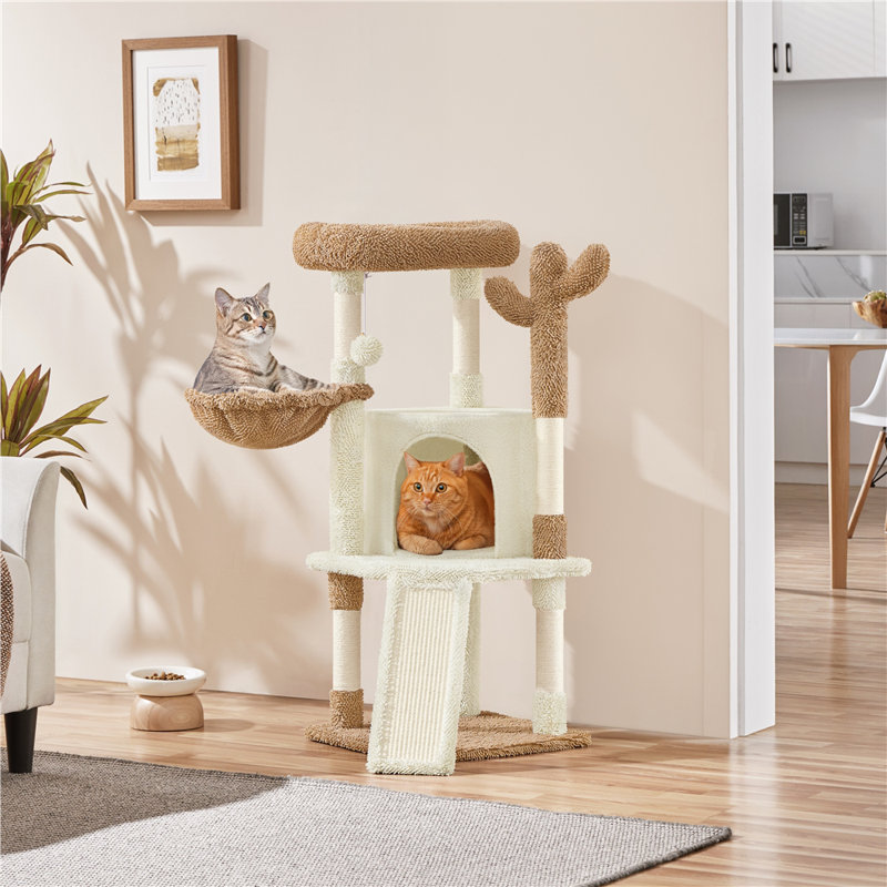 Arbre à chat 42 "Gilpin Cactus, Beige/brun