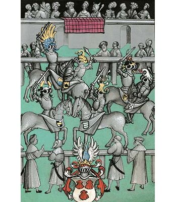 Medieval Tournament Melee and Jousting' by Ludwig Van Eyb Painting Print -  Buyenlarge, 0-587-29334-9C2030