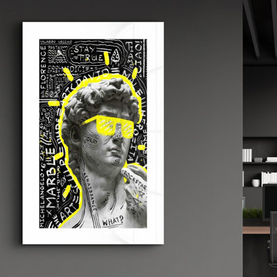 Elegant Tempered Glass Painting, 27.6 x 43.3 Inches | 100% Tempered Glass, Thickness: 0.16 Inches | UV Printed Artwork, Perfect for Home Decor & Modern Interiors, Stunning Visuals for Any Room