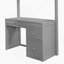 Lit mezzanine avec tablettes et bureau-111288227-111288224