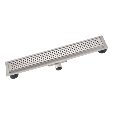 Linear Shower Mallon Stainless Steel Bathroom Wetroom Channel Waste Trap 50-90Cm
