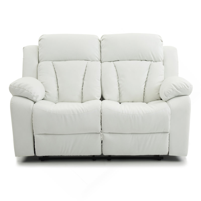 Causeuse inclinable Glory Furniture, blanc