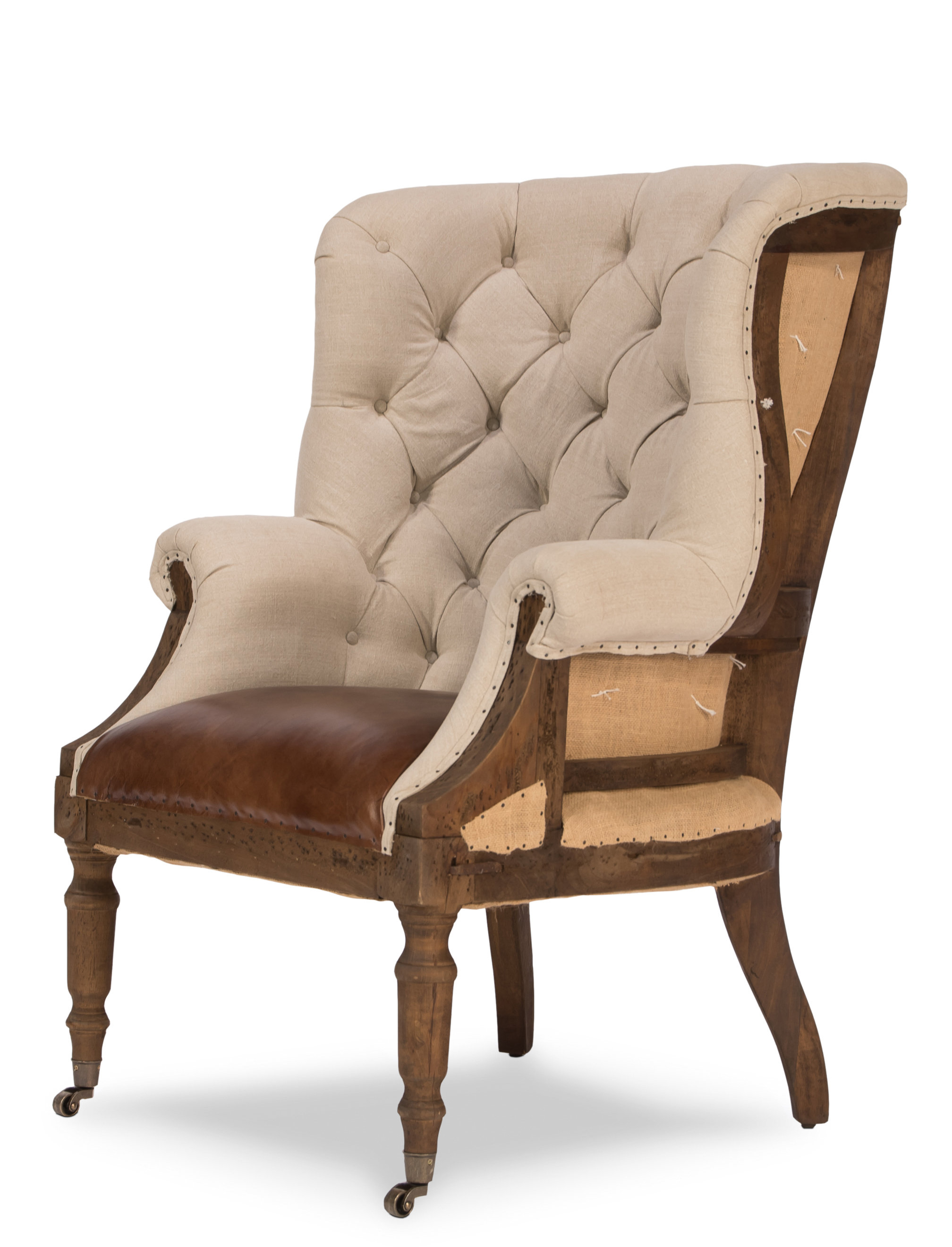 Canora Grey Spann 32" Wide Tufted Wingback Chair & Reviews | Wayfair